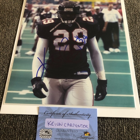 Keion Carpenter autographed picture